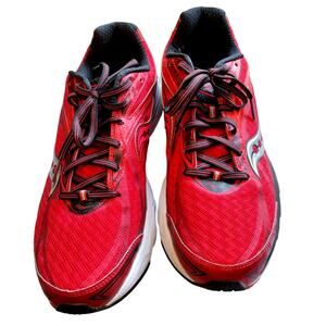 💸💲$16 Saucony Power GR10 Women's 11.5 M Running Tennis Shoes Red Black Like